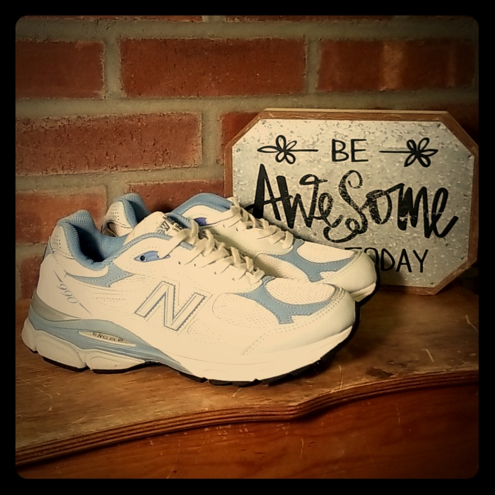 New Balance KJRUAPBG Kids Sneakers Blue White Sz5